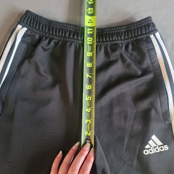 adidas Track Pants Womens S Black ClimaCool Drawstring Ankle Zip Training Gym - Picture 8 of 16